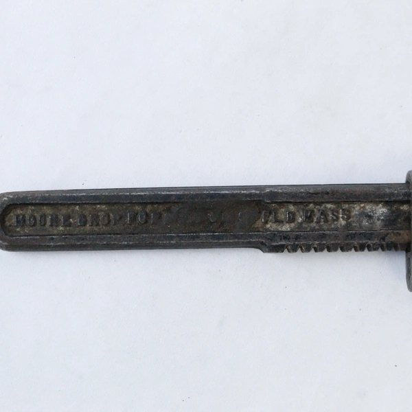 Vintage Moore Drop Forging Co. Adjustable 9.25 Inch Monkey Wrench  