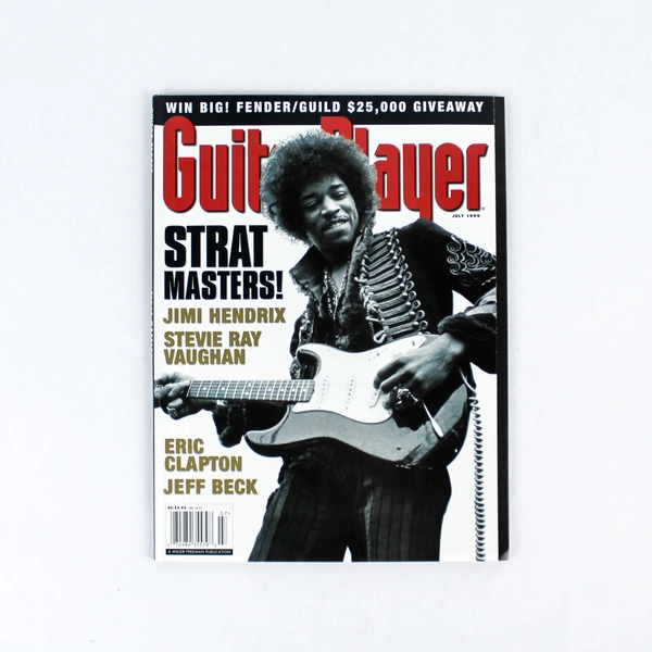 Guitar Player Magazine Vintage July 1999 Jimi Hendrix Stevie Ray Vaughan