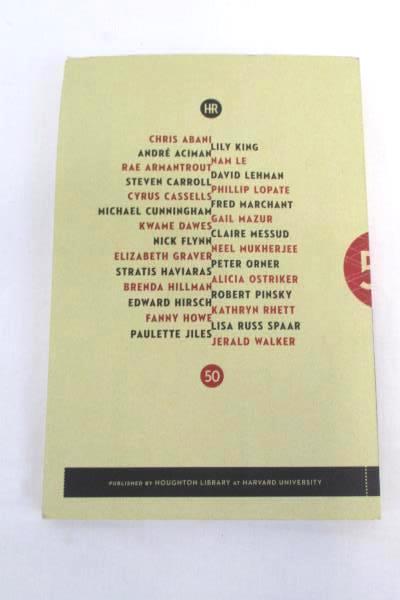 Harvard Review Number Fifty 50th Anniversary Harvard University
