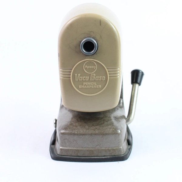 Vintage Apsco Vacu Base Table Desk Top Pencil Sharpener Suction Mounted