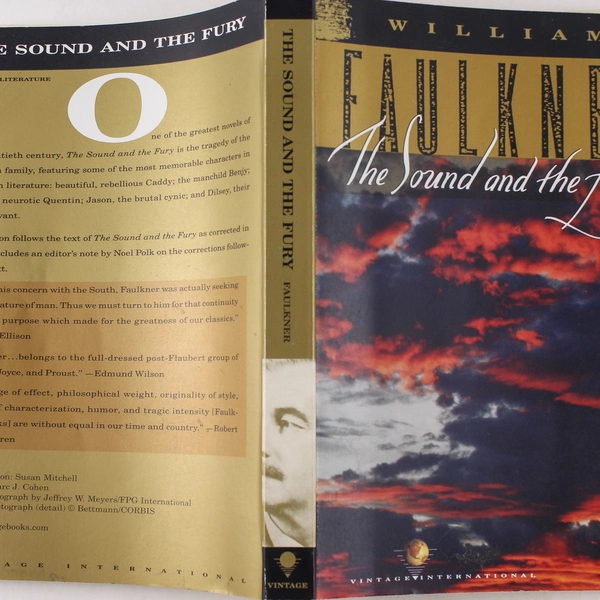 The Sound and the Fury by William Faulkner 1990 Paperback
