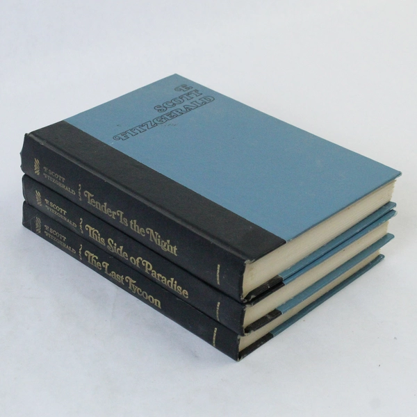 Lot of 3 F Scott Fitzgerald Books Tender Is Night Last Tycoon Side of Paradise