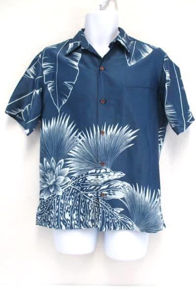 Lot of 2 Tori Richard Blue Hawaiian Island Shores Gray Plaid Button Down Men's S