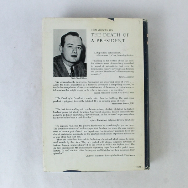 The Death Of A President November 1963 W. Manchester 1st Ed 1967 Harper & Row HC