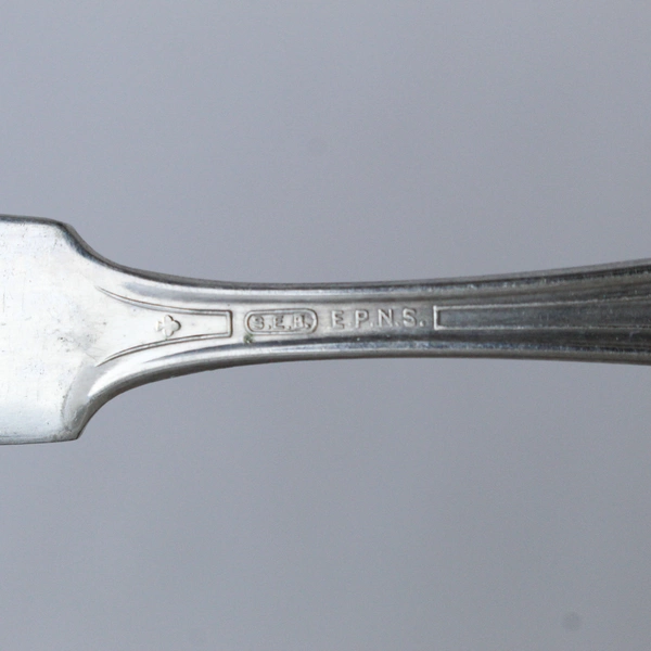 SEB EPNS Butter Spreader Knife Stainless Steel With Ornate Engravings