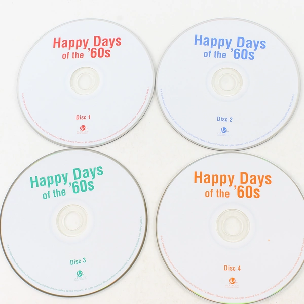 Happy Days Of The 60s 2008 4 CDs Madacy Entertainment Group