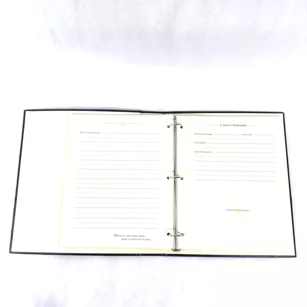Hallmark Stories Great Escapes Travel Memory Book 3-Ring Photo Album