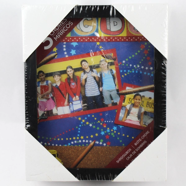 3 Pack Michaels Studio Decor Shadowbox Photo Frame Set Black New 8x10"