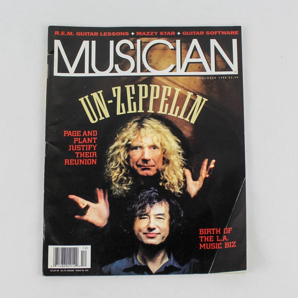 Musician Magazine Un-Zeppelin 1994 Yamaha Corp of America Issue No 194