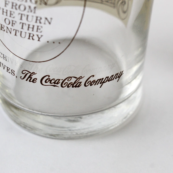 Vtg Libbey Coca Cola Glass The Archives Re-Creation of The Original Flair 16oz