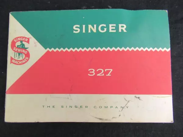 Vintage The Singer Company Sewing Machine Model 327 Manual K6601