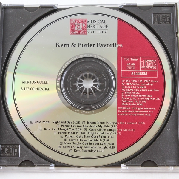 Kern & Porter Favorites CD by Morton Gould - Pre-owned, Good Condition