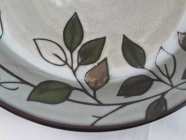 Lot of 2 Pfaltzgraff Rustic Leaves Dinner Plates 11.25" Stoneware Replacements