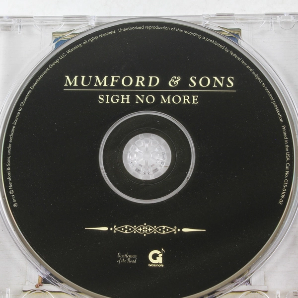 Sigh No More By Mumford and Sons CD 2010 Indie Rock