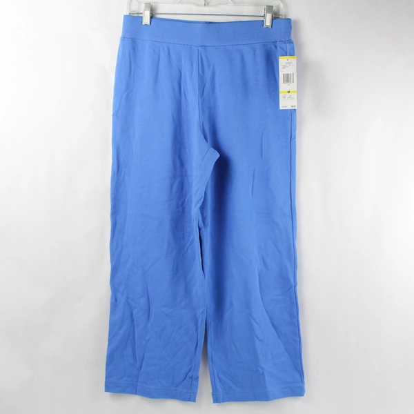 NWT Jones New York Sport Blue Sweatpants 100% Cotton Women's Medium