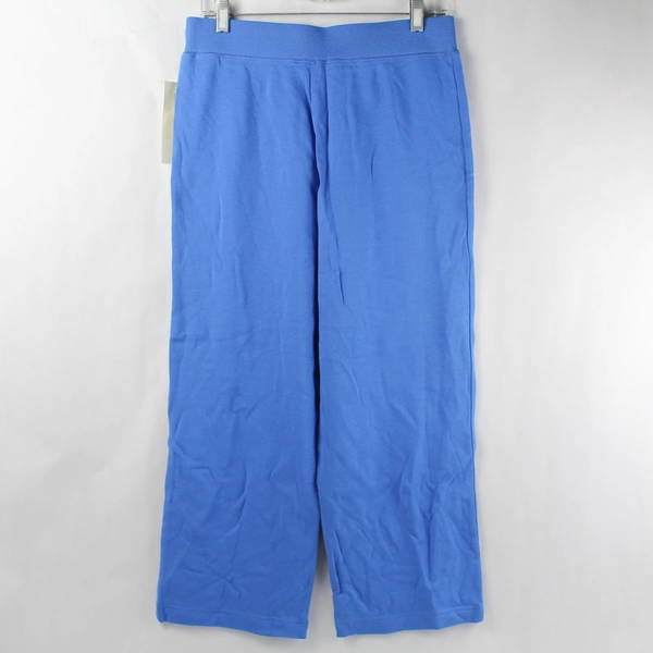 NWT Jones New York Sport Blue Sweatpants 100% Cotton Women's Medium