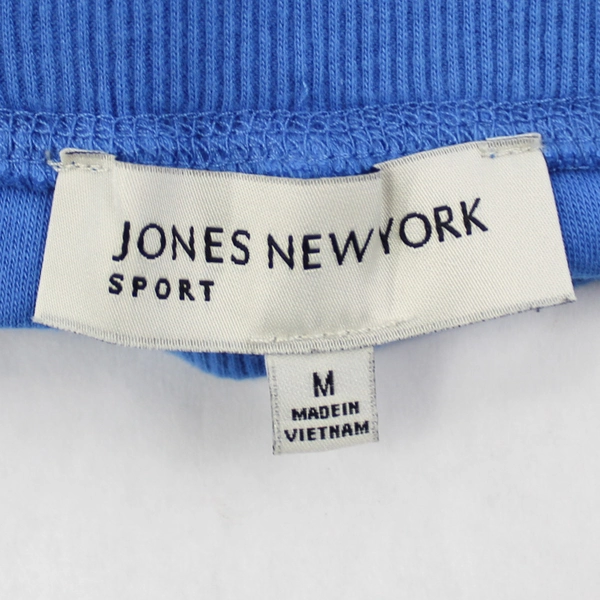 NWT Jones New York Sport Blue Sweatpants 100% Cotton Women's Medium