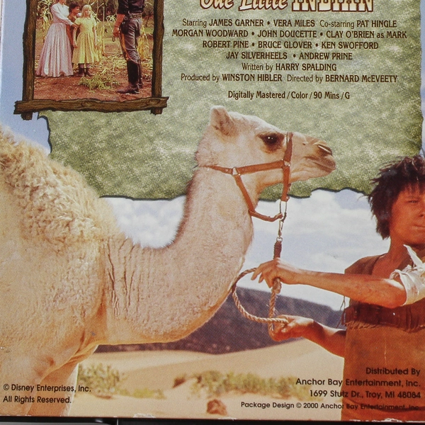 One Little Indian VHS 2000 James Garner Jodie Foster Anchor Bay Entertainment