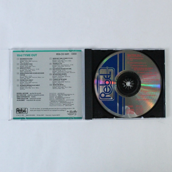IIird Tyme Out Self-Titled CD 1991 Rebel Records Bluegrass Pre-Owned