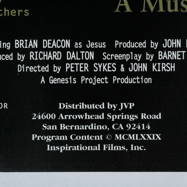 Jesus VHS 1979 Warner Bros Biography Religious Film - Pre-owned