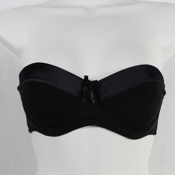 Honeydew Bra Women's Size 34B Black Accent Bow Modified Straps Missing