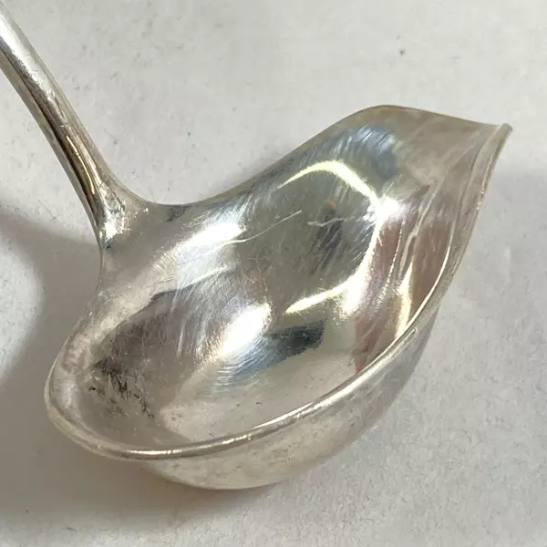Reed & Barton Silver Plated Cream Ladle 1964 Harlequin Pattern