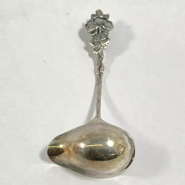 Reed & Barton Silver Plated Cream Ladle 1964 Harlequin Pattern