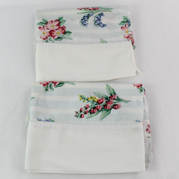 Mixed Lot of 6 Polka Dot and Floral Varied Size Pillowcases DIY Fabric Craft