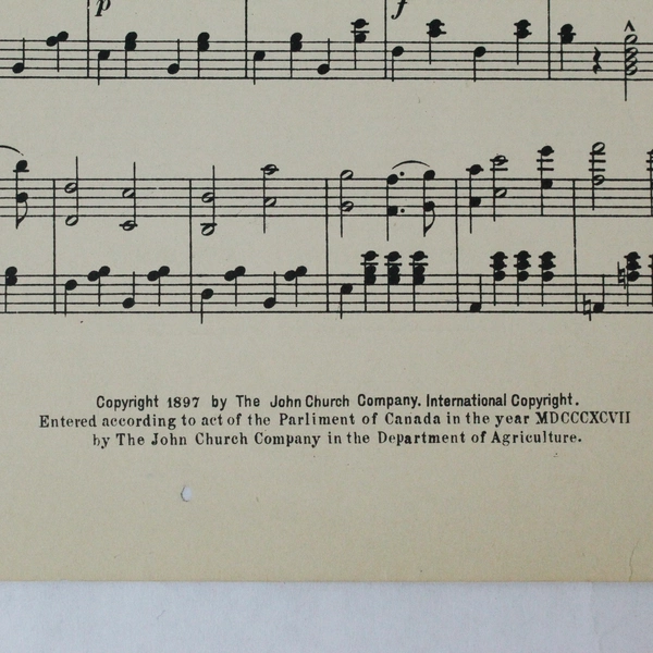 Antique Sheet Music The Stars And Stripes Forever March John Philip Sousa 1897