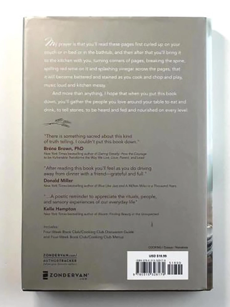 Signed Bread And Wine by Shauna Niequist Hardcover Cookbook 2013 Zondervan