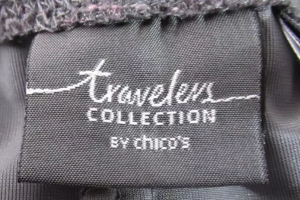 Chico's Travelers Pants Velour Elastic Waist Stretch Women's Size 1 Reg