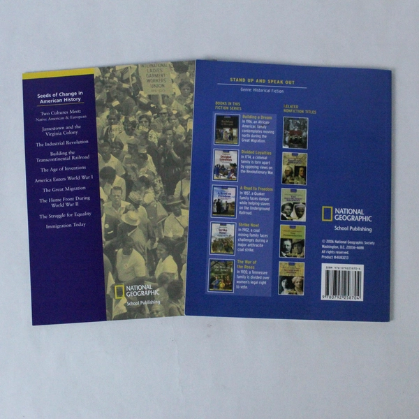 Nat Geo Lot of 2 PB Books: A Road To Freedom & The Struggle For Equality