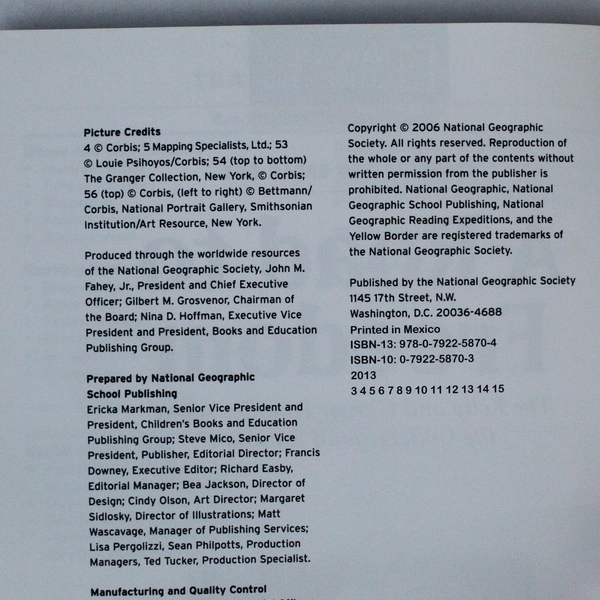 Nat Geo Lot of 2 PB Books: A Road To Freedom & The Struggle For Equality