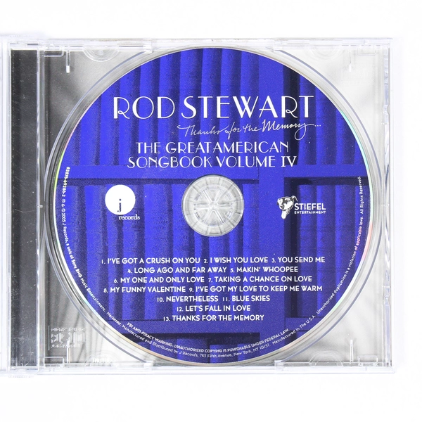 Rod Stewart Thanks For The Memory The Great American Songbook Vol. 4 CD