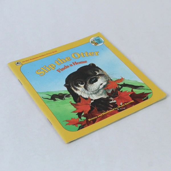 Slip The Otter Finds A Home by Olena Kassian 1984 Paperback Golden Book
