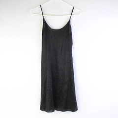 Cabernet Solid Black Sleepwear Slip Women's Size 34 Flawed