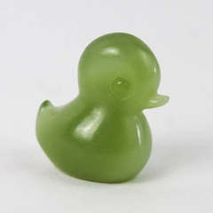 Vintage Wony Italy Artificial Jade Duck Figurine 1.5 Inch