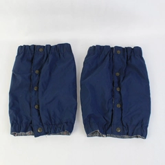 Vintage Wyoming Woolens Blue Snap On Leg Gaiters Adult One Size