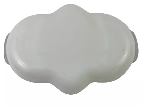 Vintage Milk Glass Anchor Hocking Fire King Divided Relish Dish