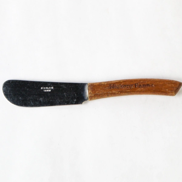 Vintage Hickory Farms Knife Spreader Wood Handle for Butter & Cheese Dips