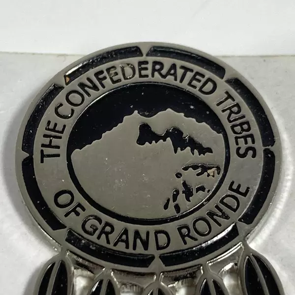 Black & Silver Confederated Tribes of Grand Ronde Collectible Pin - New