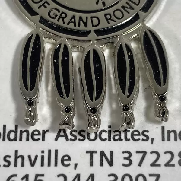 Black & Silver Confederated Tribes of Grand Ronde Collectible Pin - New