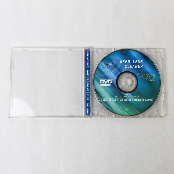 Laser Lens Cleaner with Voice & Music Instructions - DVD CD CD-R - Good Cond