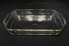 Vintage Clear Glass Pyrex 232 Rectangle Baking Casserole Dish 2.2 Qt