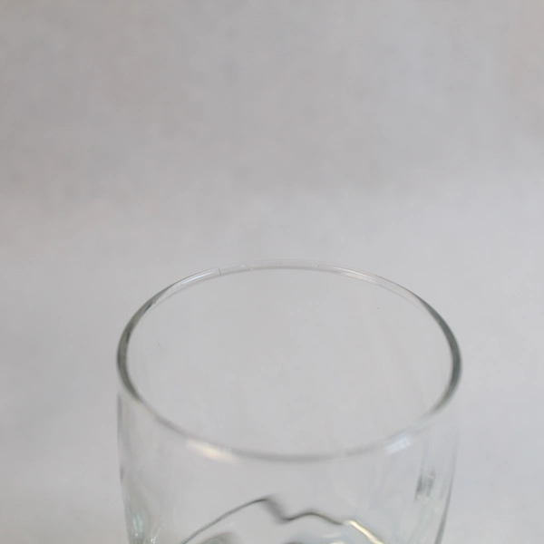 Set of 2 Libbey Cascade Juice Glasses Tumblers Swirl Clear Water