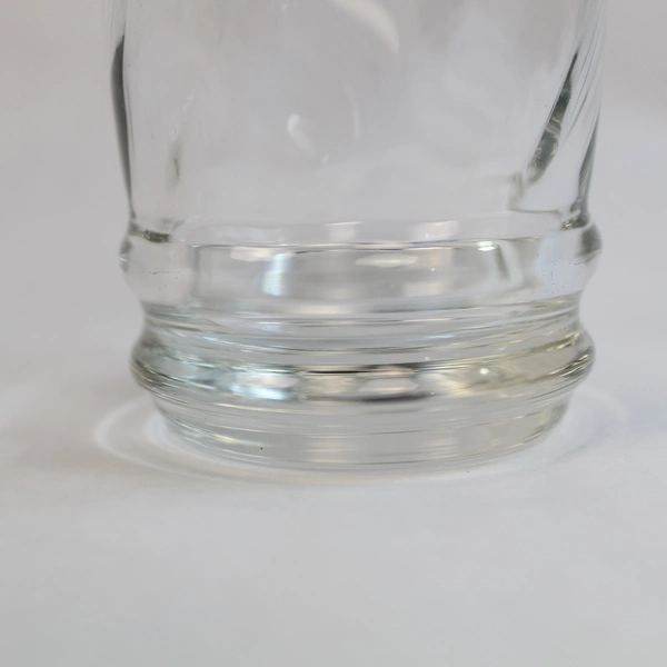 Set of 2 Libbey Cascade Juice Glasses Tumblers Swirl Clear Water