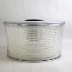 OXO 3 Piece Large Clear Plastic Salad Spinner Kitchen Gadget 10.5"
