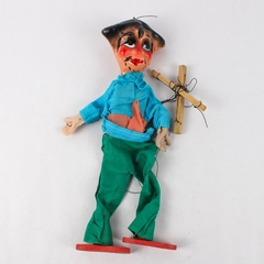 Vintage Marionette Puppet Tangled Strings