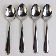 Set of 4 Teaspoon Large Solid  - Sonya PFALTZGRAFF (Stainless Flatware 18/0)