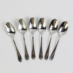 Lot of 6 Towle Teaspoon Glossy TWS 426 18/10 Stainless Steel 6.5 in
